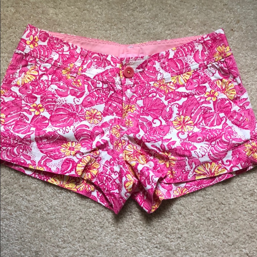 Lilly Pulitzer Patterned Pink Callahan Short